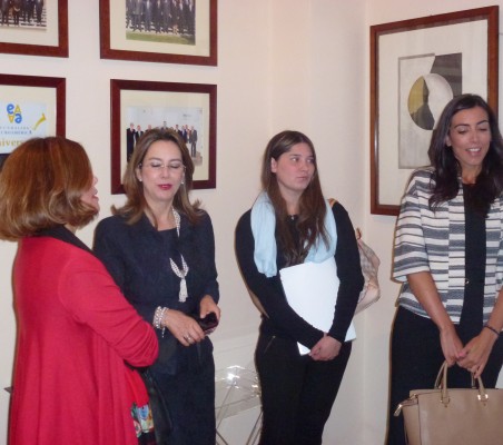 Carla María Rodríguez Mancia, Gina Magnolia Riaño, Catalina López, y María Lahore