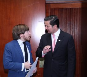 Carlos Loaiza y Ministro David Luna
