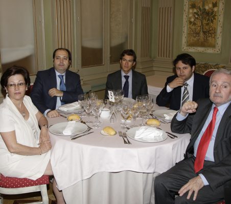 Pilar Zugaza, Alfredo Soriano,Juan Ignacio de Guzmán, Jesús Martínez Soto y Álvaro Espina