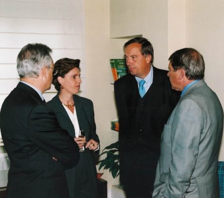 Ángel Durández, Leonor Ortiz Monasterio, Carsten Moser y Javier Baviano