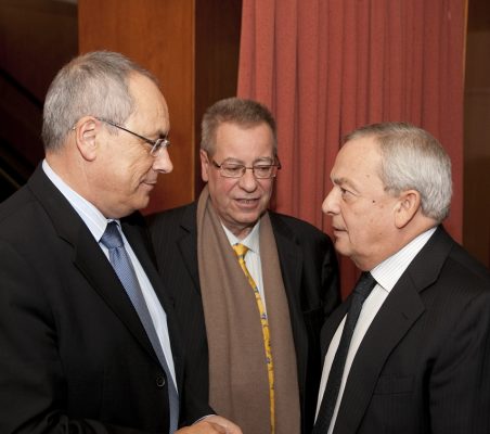 Domingo Ureña, Jacinto García Palacios y Carlos Solchaga