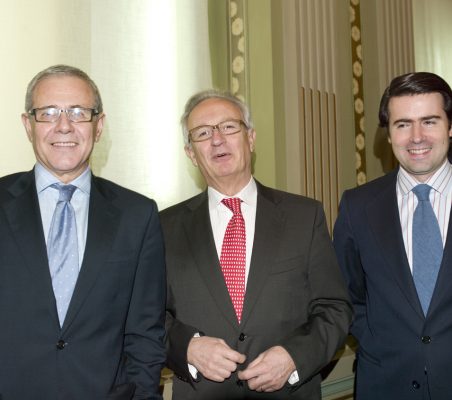 Ramón Reyes, Ángel Durández y Rafael  Hoyuela