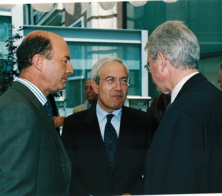 Miguel Iraburu, Pedro Pérez y Amadeo Petitbo