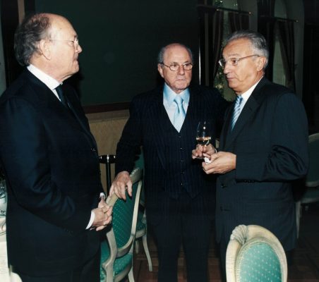 Javier Ramiro, Eduardo de Santis y Ángel Durández