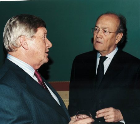 Embajador de los Países Bajos y Javier Ramiro