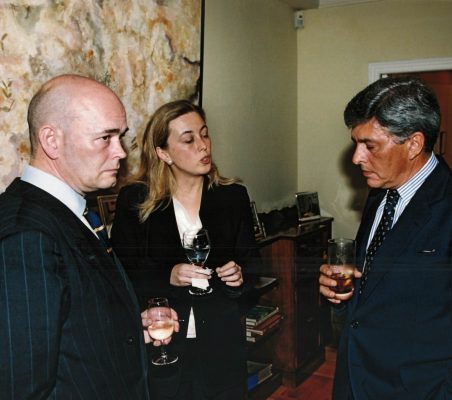 Fernando Villalonga, Marta Amusátegui y Carlos Moreira