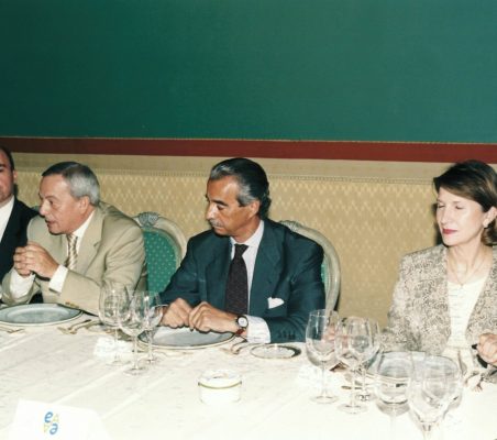 Juan Osuna, Carlos Solchaga, Francisco de Bergia y ASunción Valdés