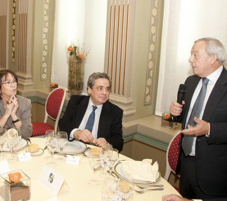 Carmen Conde, Ángel Torres y Carlos Solchaga