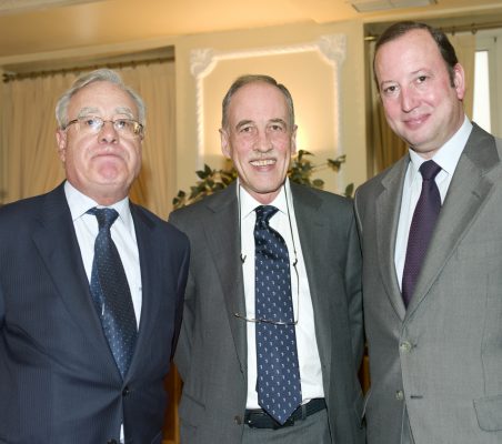 Ángel Bizcarrondo, Luis García Linares y Félix Losada