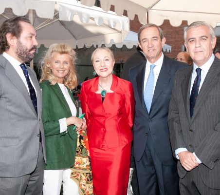Ramón Pérez Maura, Isabel Tocino, Benita Ferrero-Waldner, Claudio Boada y Antonio Camuñas
