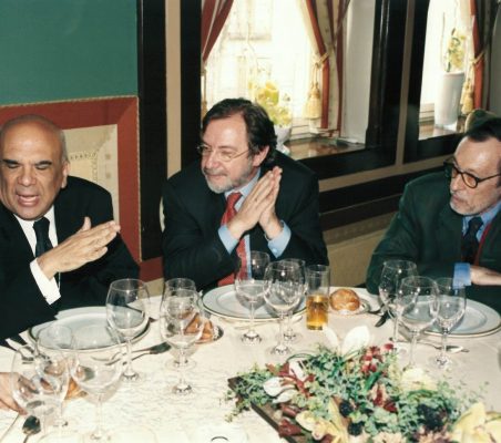 Jorge Alberto Lozoya, Juan Luis Cebrián y Emilio  Cassinello