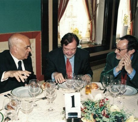 Jorge Alberto Lozoya, Juan Luis Cebrián y Emilio Cassinello