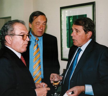 Eduardo Serra, Carsten Moser y Javier Baviano