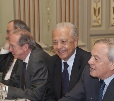 José Manuel Blecua, Sergio Romero Pizarro, Carlos Solchaga
