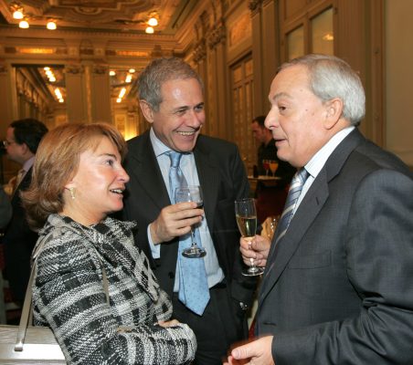 Luisa Peña, Ramón Reyes y Carlos Solchaga