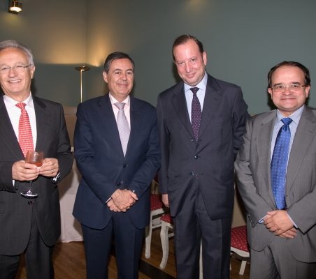 Ángel Durández, Juan Iranzo, Féliz Losada y Carlos Álvarez