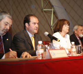 Magdy Martínez Solimán, Carlos Fernández, Rosa Conde y Carlos Solchaga