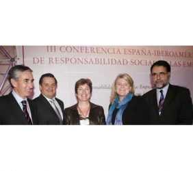Ramón Jáuregui, Gerardo Lozano, María Emilia Correa, Audra Jones y Josep M. Lozano