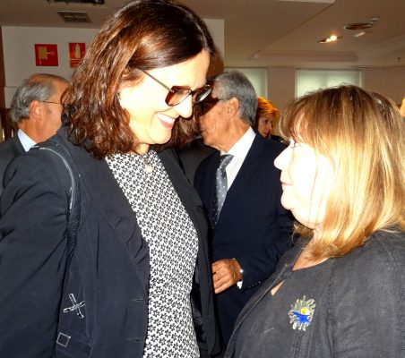 Cecilia Malmström, con Susana Malcorra