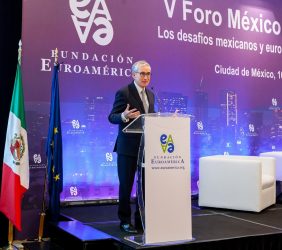 El Presidente de la Fundación Euroamérica en la inauguración del V Foro México-UE