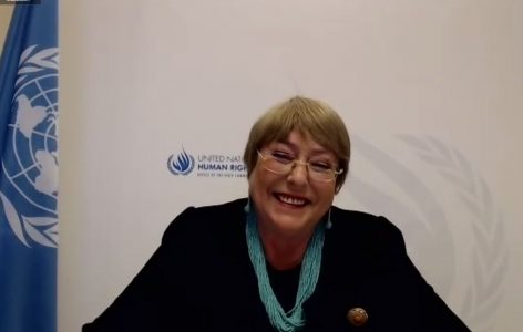 Alta Comisionada para los Derechos Humanos Michelle Bachelet