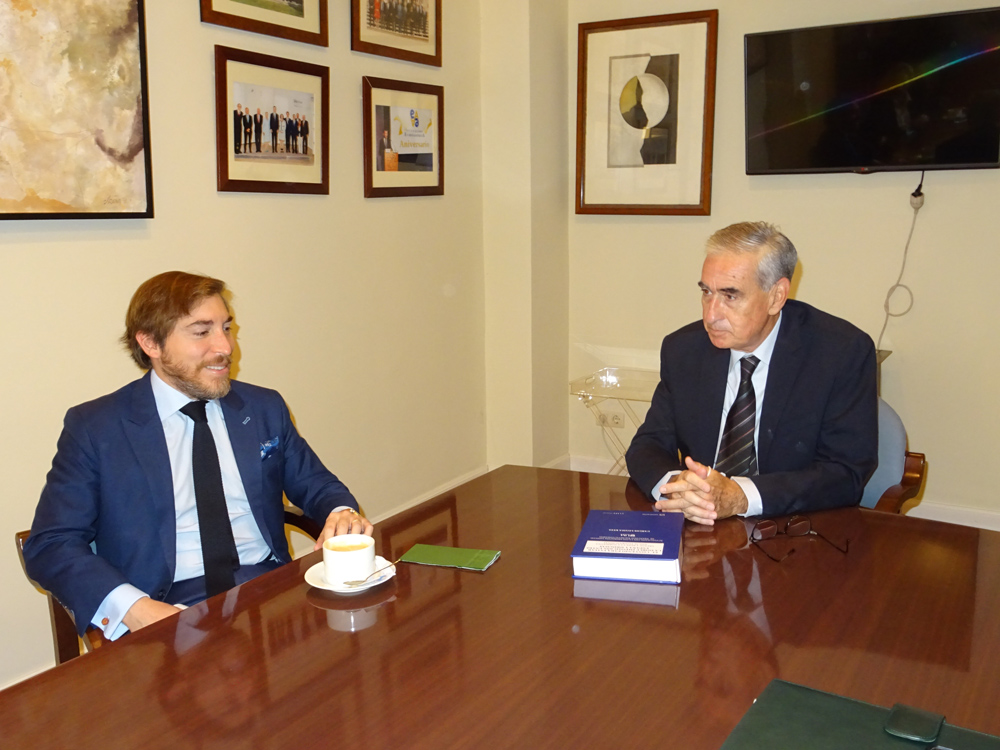 Carlos Loaiza, recibido en la Fundación Euroamérica Fundación Euroamerica