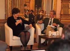 Jolita Butkeviciene y José Ignacio Salafranca, en la Primera sesión