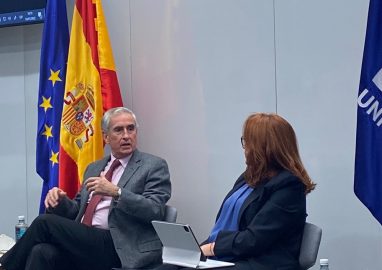 Ramón Jáuregui y María Fernanda Espinosa Coloquio América latina y el caribe en Crisis ¿Qué pueden hacer Europa y la Comunidad Internacional?