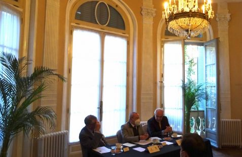 Mesa Presidencial Desayuno Coloquio con el Embajador de Francia