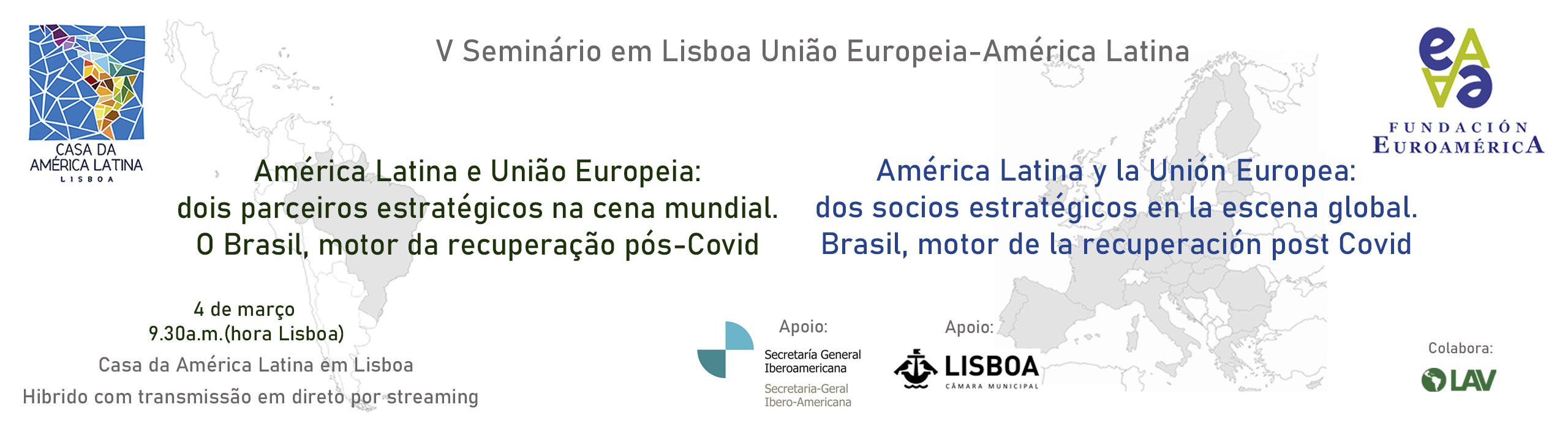 V Seminario en Lisboa UE- América Latina