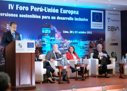 Marco Fragale, Country Manager de ENEL Perú durante su intervención