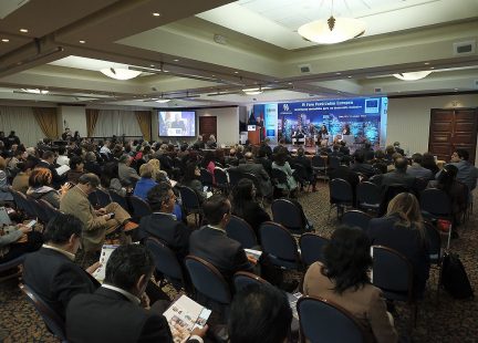 Público asistente a la Inauguración del IV Foro Perú-Unión Europea: Inversiones sostenibles para un desarrollo inclusivo