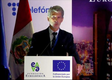 José Ignacio Salafranca, Vicepresidente de la Fundación Euroamérica. Fue Ponente del Acuerdo UE-Perú y Colombia (como Diputado al Parlamento Europeo)
