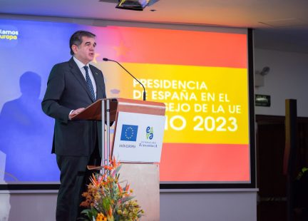 Joaquín María de Arístegui, Embajador de España en Colombia. España, Presidencia del Consejo de la Unión Europea, segundo semestre de 2023