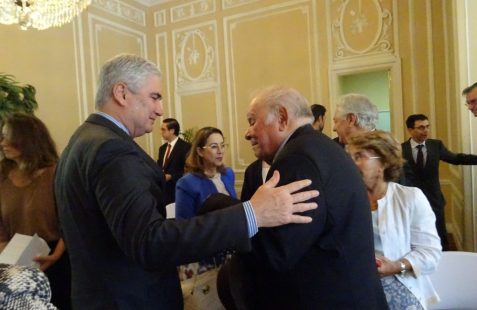 Orlando Leite Ribeiro, Embajador de Brasil en España y Enrique Iglesias