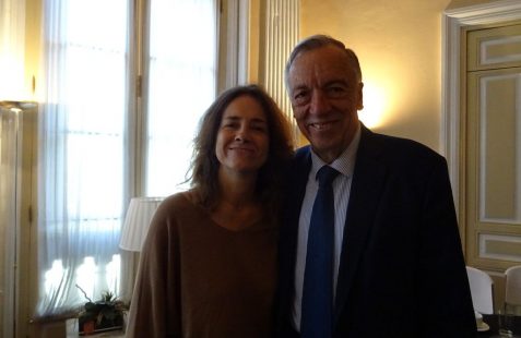 Patricia Alfayate y Carsten Moser (Fundación Euroamérica)