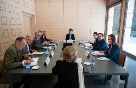 Reunión  de la Fundación Euroamérica con el Ministro Albares