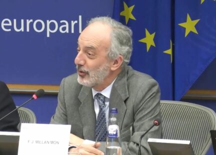 Francisco José Millán Mon, Eurodiputado. Ponente de la Comisión de Asuntos Exteriores para Mercosur, Parlamento EuropeoJPG