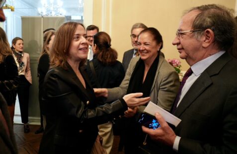 Secretaria de Estado Amparo López Senovilla, Berta Fuertes, Directora de las Fundaciones Consejo España-Brasil, España-Colombia, España-Perú y España-India, Juan Sell, Head of Public Affairs Airbus Spain Airbus Group