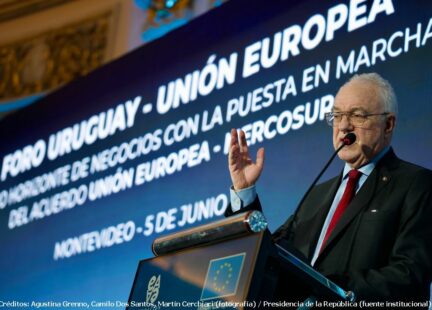 Mario Lubetkin, Ministro de Relaciones Exteriores de Uruguay